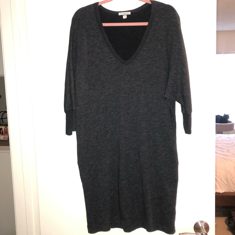 Standard James Perse Sweatshirt Dress w/ Pockets